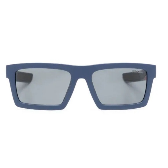 Prada 
Linea Rossa square-frame sunglasses - navy - Picture 3 of 14